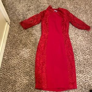 Antonio Melani dress in red size 0